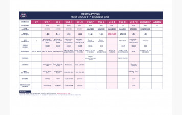Désignation week end 6-7 décembre